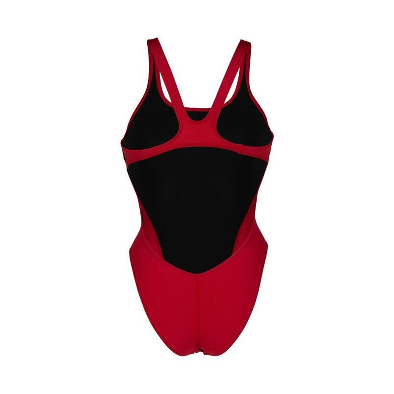 Arena W Maillot de bain Équipe Technologie de natation Solide Rouge-Blanc