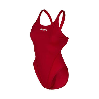 Arena team swim tech badpak - rood/wit - maat 26