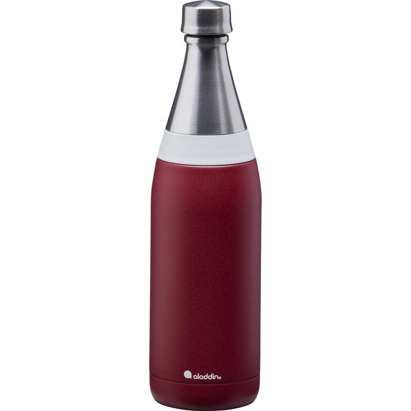 Edelstahl-Trinkflasche Fresco Thermavac 600 ml burgund-rot