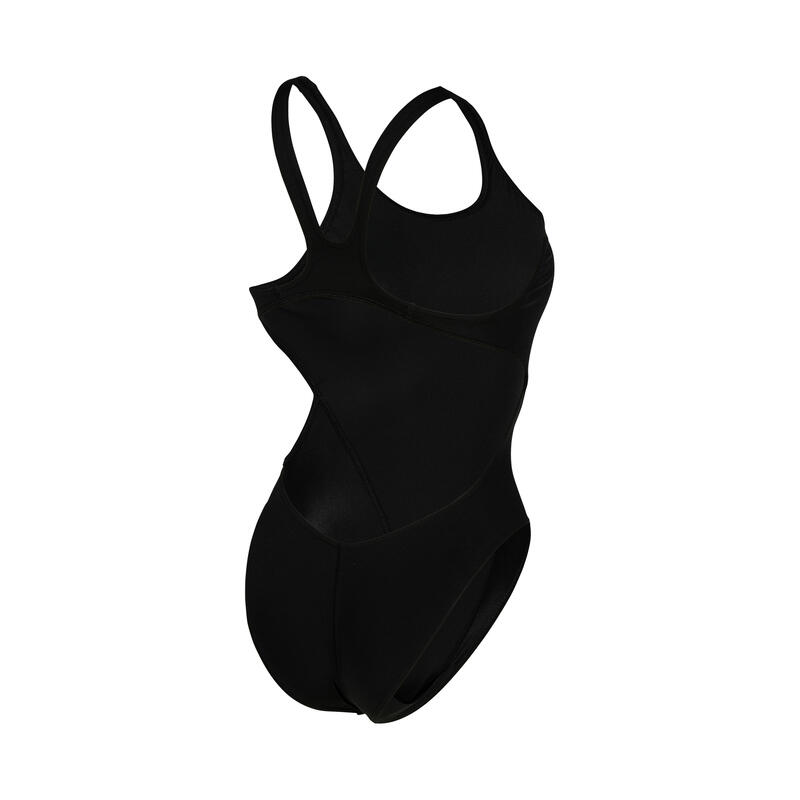 Arena W Team Swimsuit Swim Tech Solid Black-White