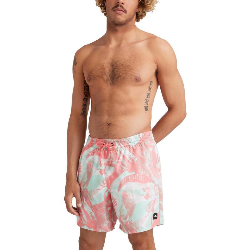 Sorturi de baie pentru barbati Cali Crazy 16'' Swim Shorts - roz barbati