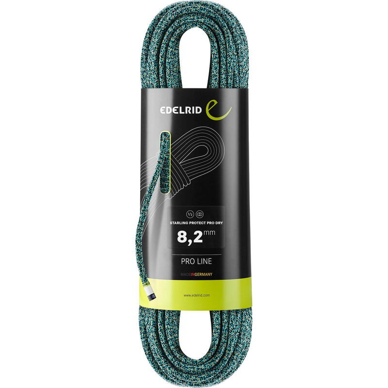 Halbseil Starling Protect Pro Dry 8,2 mm yellow-night