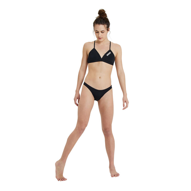 Arena W Team Swim Bottom Solid Black-White