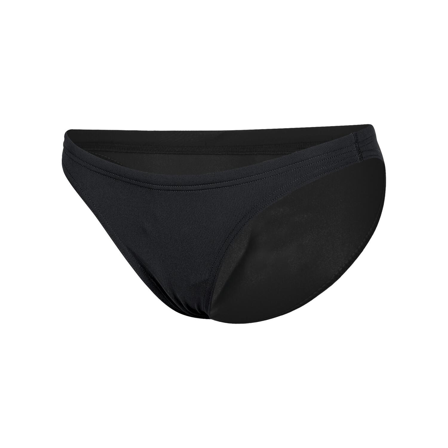 Arena - Slip De Bain Femme - Team Swim Bottom Solid - Slip De Bain - Blanc|noir - 44 L - Decathlon
