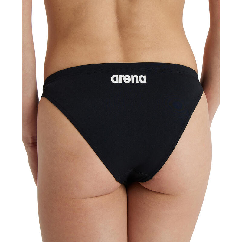 Arena W Team Swim Bottom Solid Black-White