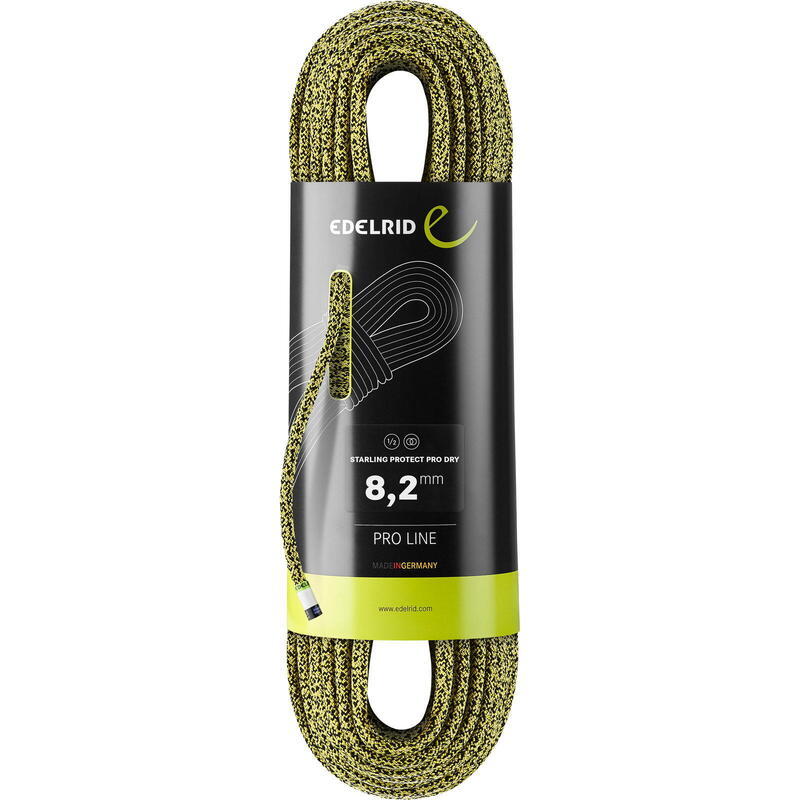 Halbseil Starling Protect Pro Dry 8,2 mm yellow-night