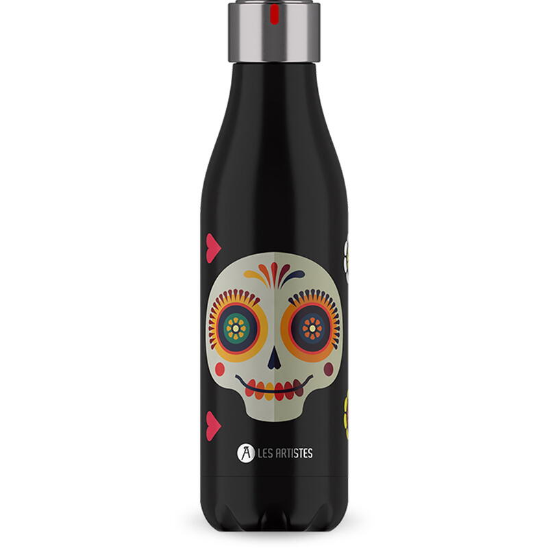 Thermo-Trinkflasche Bottle Up 500 ml sugar skull