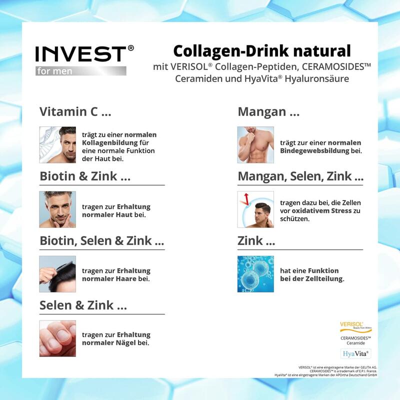 VERISOL® B (Rind) Collagen-Drink natural für Männer - 180 g