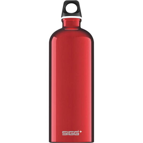 Alu-Trinkflasche Traveller 1.0L red