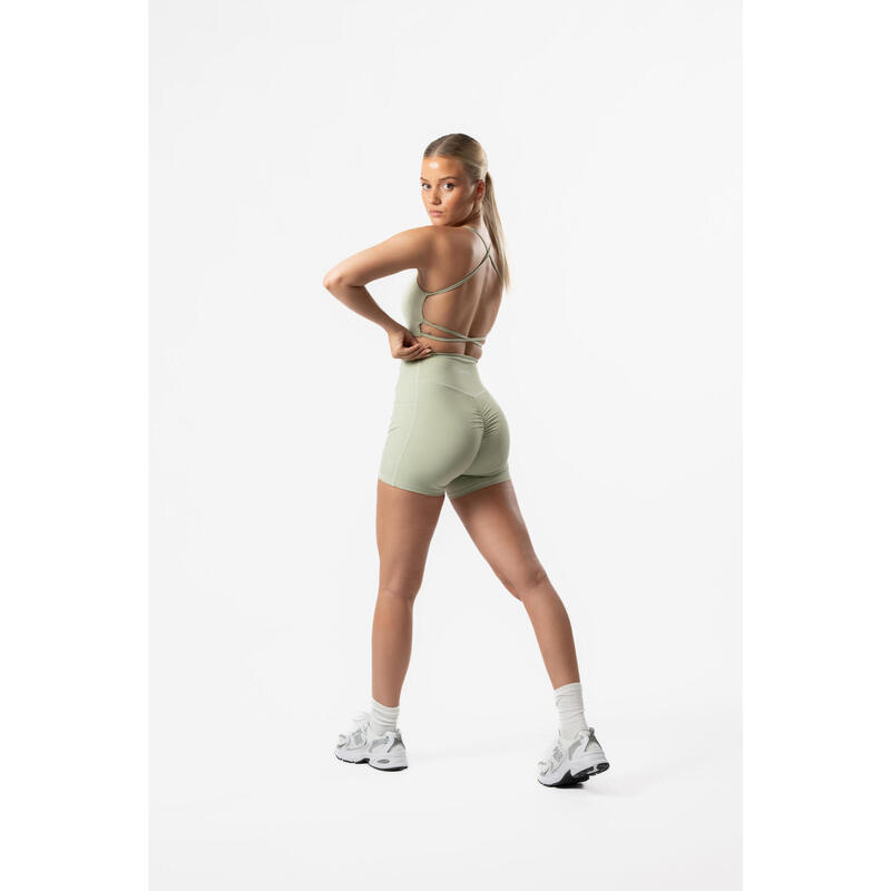 Pantaloncini della Serie Luxe - Fitness - Donna - Verde