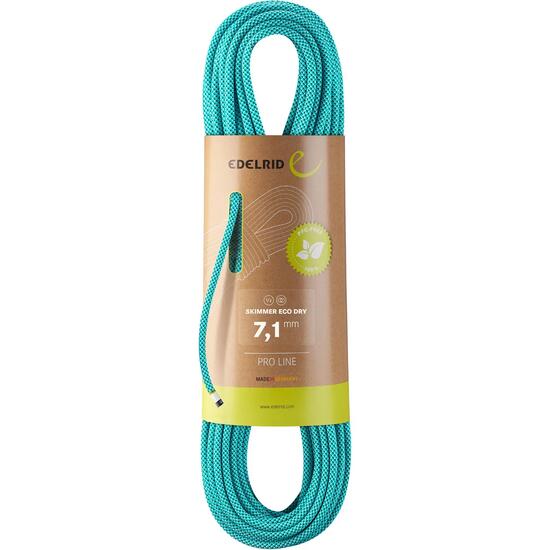 Demi-corde Skimmer Eco Dry 7,1 mm icemint - EDELRID
