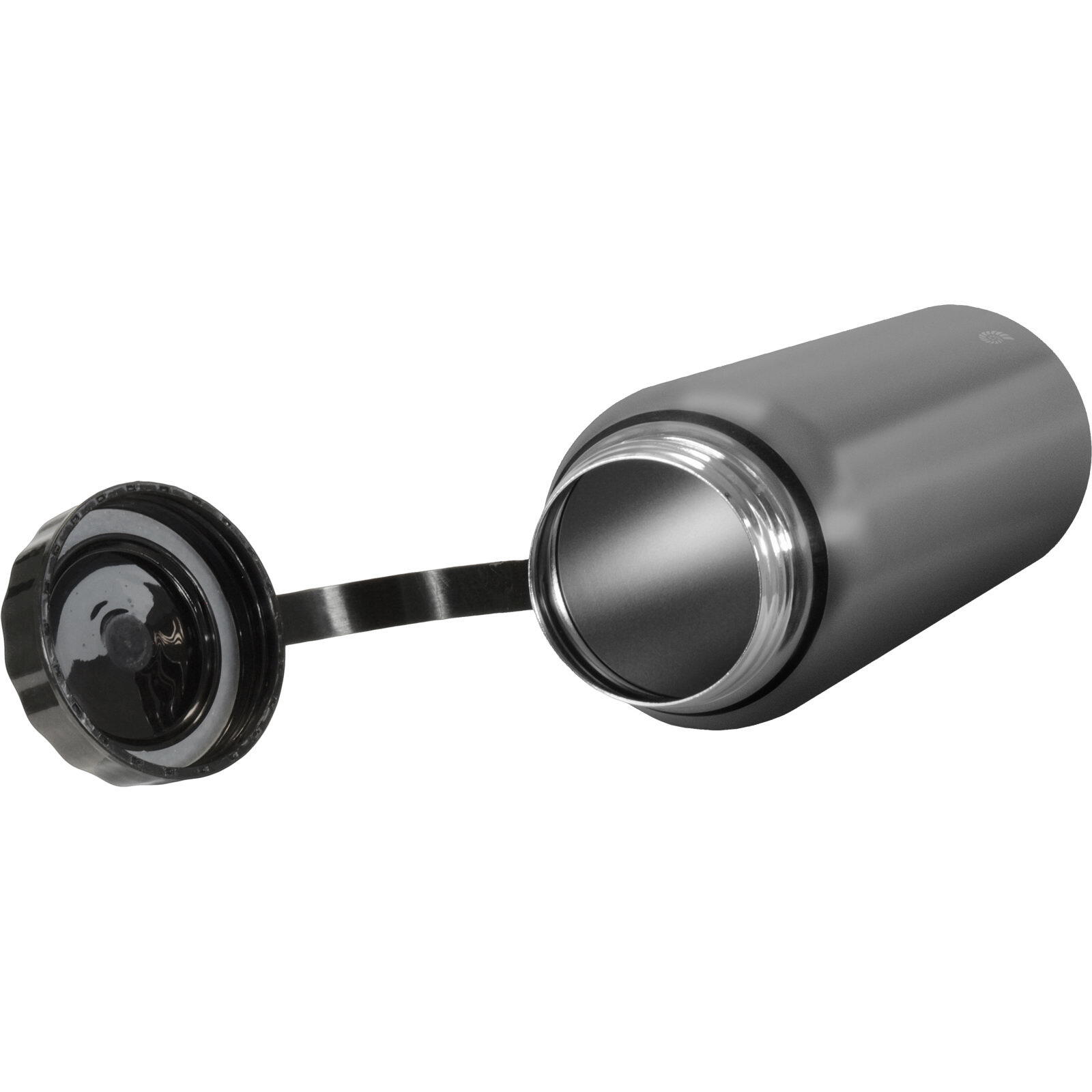 Trinkflasche WH-Edelstahl grey 2/3