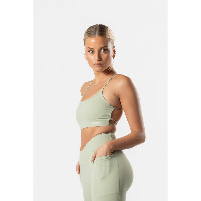 Luxe Series Soutien-gorge de sport - Fitness - Femmes - Vert