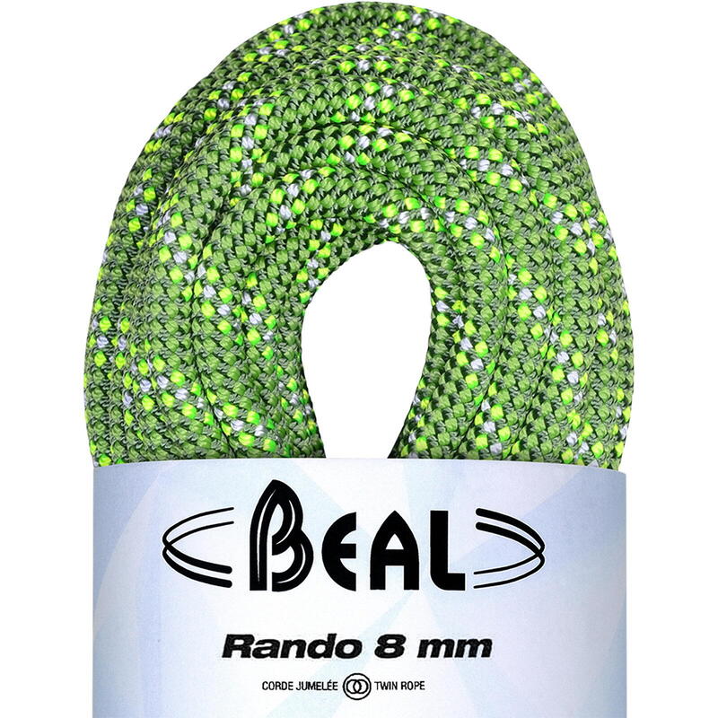 Dvojité a poloviční dynamické lano Rando 8mm Classic 48m