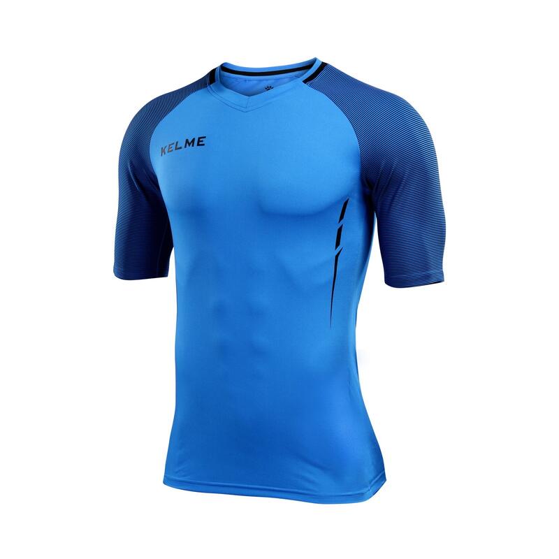 Camisola de manga curta Kelme M/c Montes Camisola unissexo em azul néon