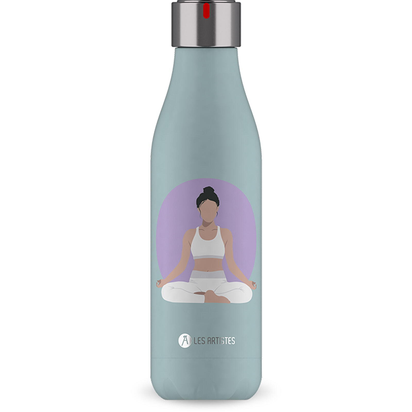 Les Artistes Paris Bottle Up – Isolierte Thermo-Trinkflasche, 500 Ml, Doppelwandig, Gelb