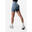 Reform Seamless - Naadloze Scrunch Shorts - Fitness - Dames - Denim Blauw