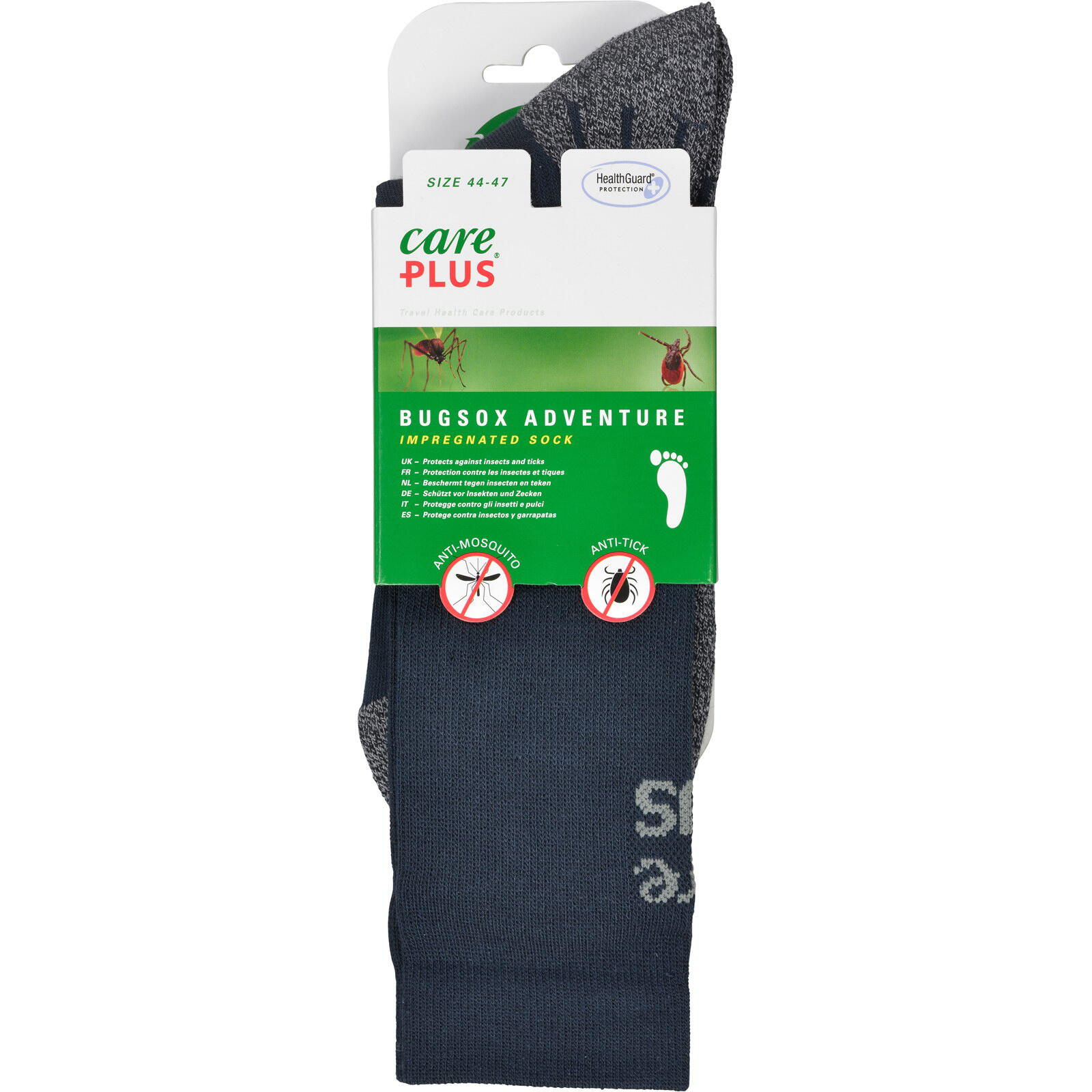 Care Plus wandelsokken - Bugsox Adventure - Kleur: Navy - Maat 44 - 47 - 4/4