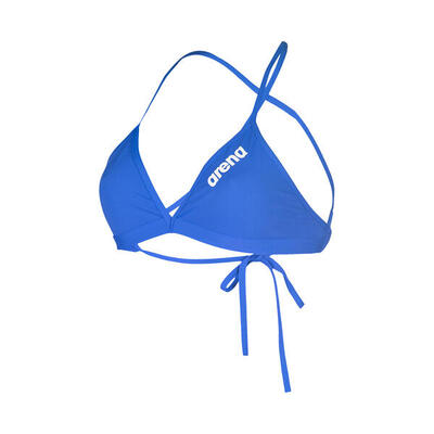 Arena dames bikini topje team tie back blauw