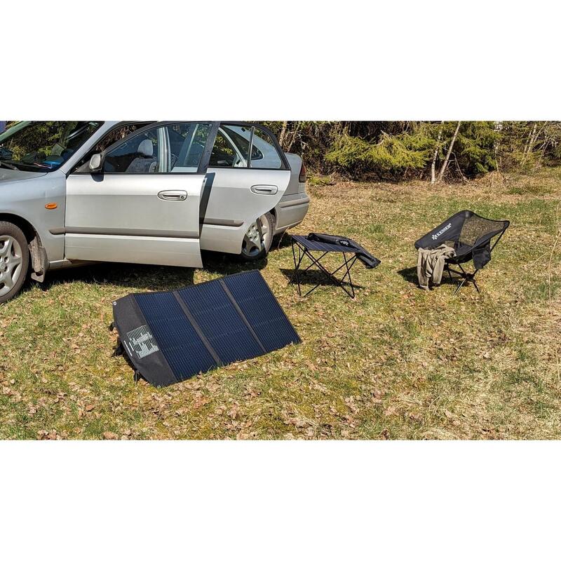 Pack energie nomade | Panneau solaire 100W et batterie 432Wh