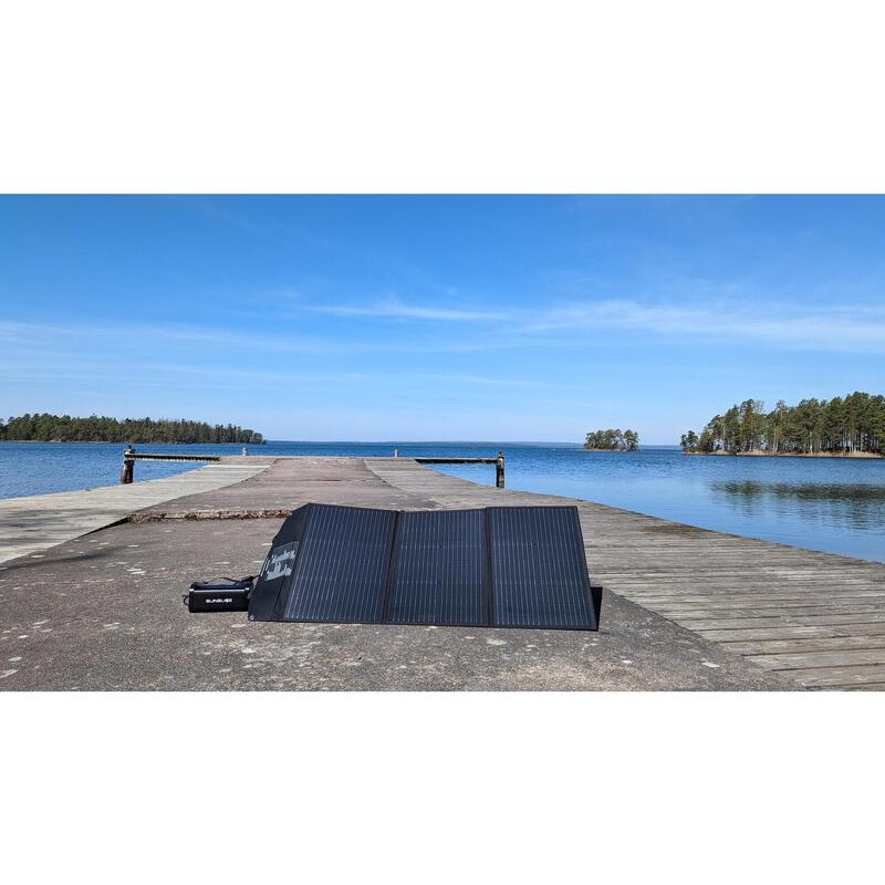Pack energético nómada | Panel solar de 100 W y batería de 432 Wh