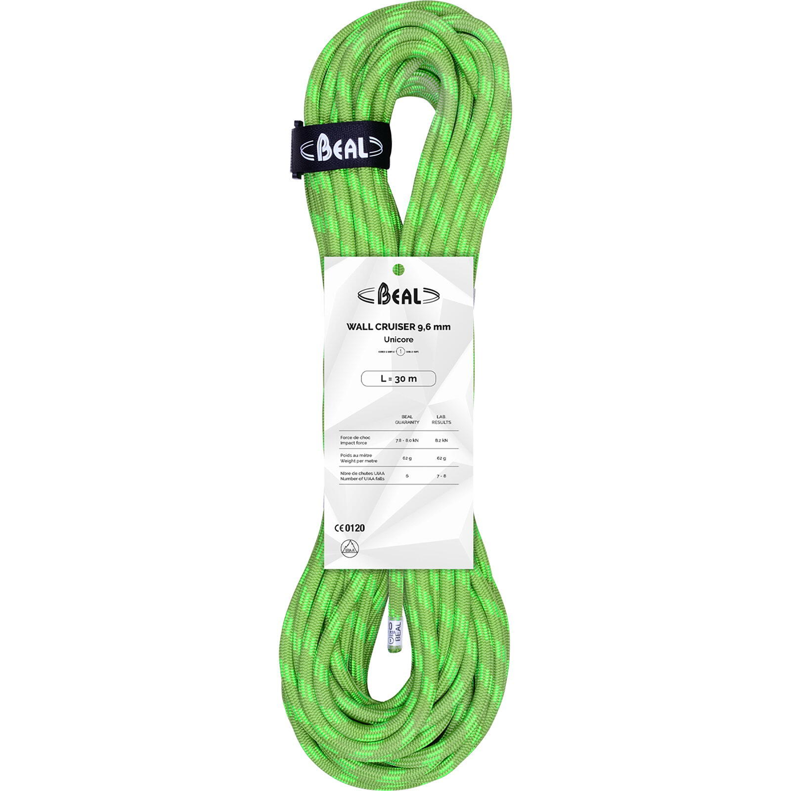 Hallenseil Wall Cruiser 9.6 mm Unicore orange 6/7
