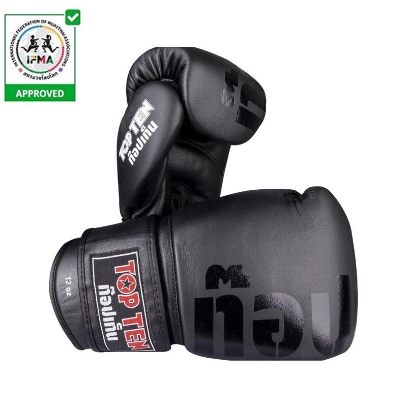 Muay Thai Boxkesztyű, bőr, Top Ten, Ajarn