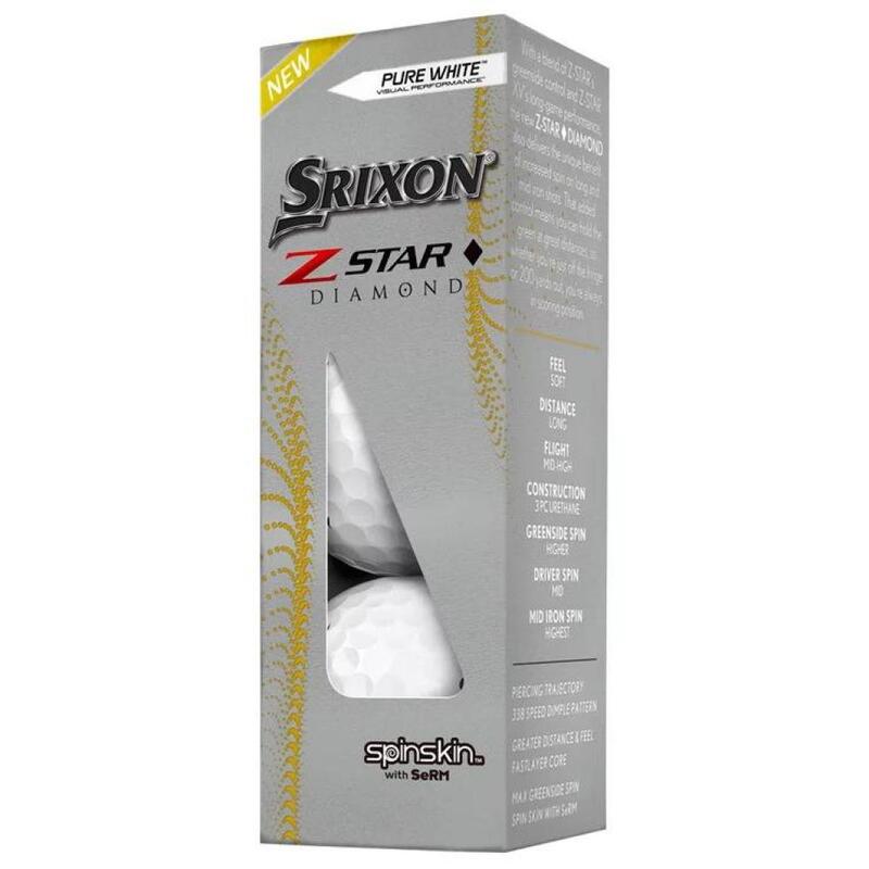 Caixa de 12 bolas de golfe de diamante Srixon Z-Star