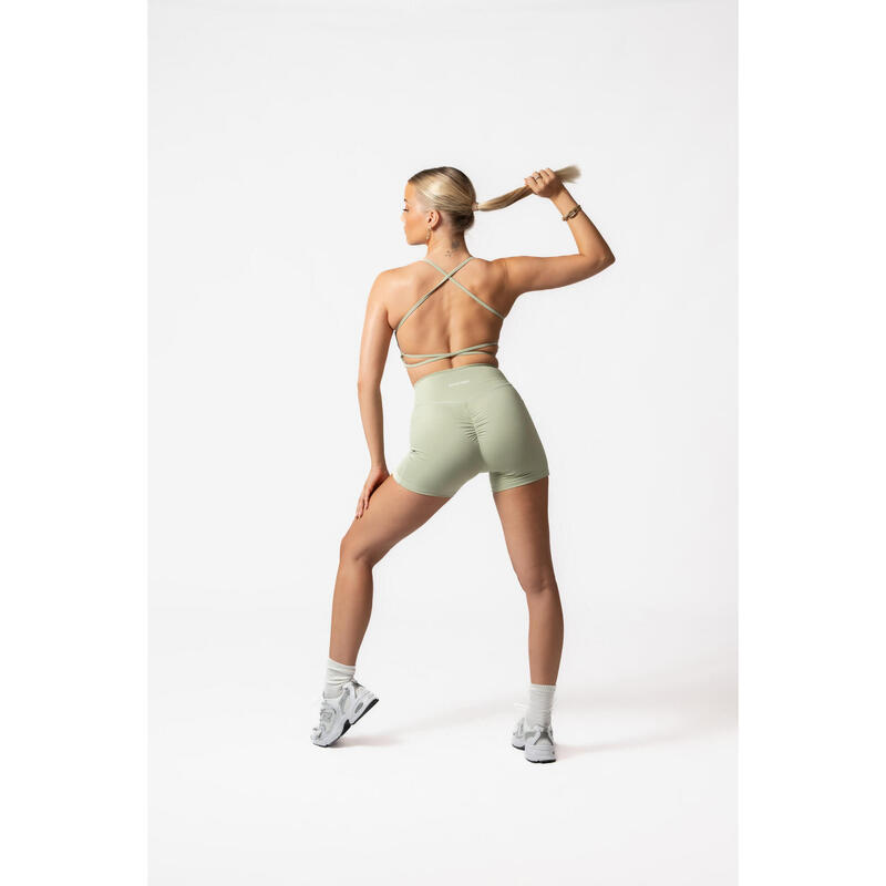 Pantaloncini della Serie Luxe - Fitness - Donna - Verde
