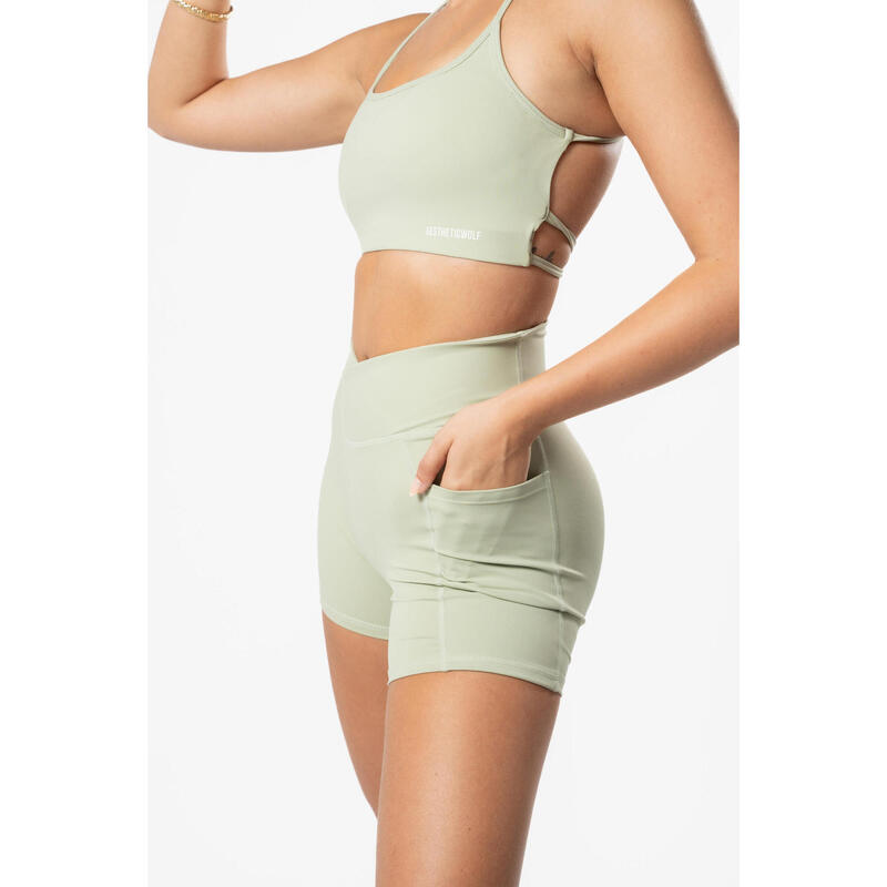 Luxe Series Short - Fitness - Damen - Grün