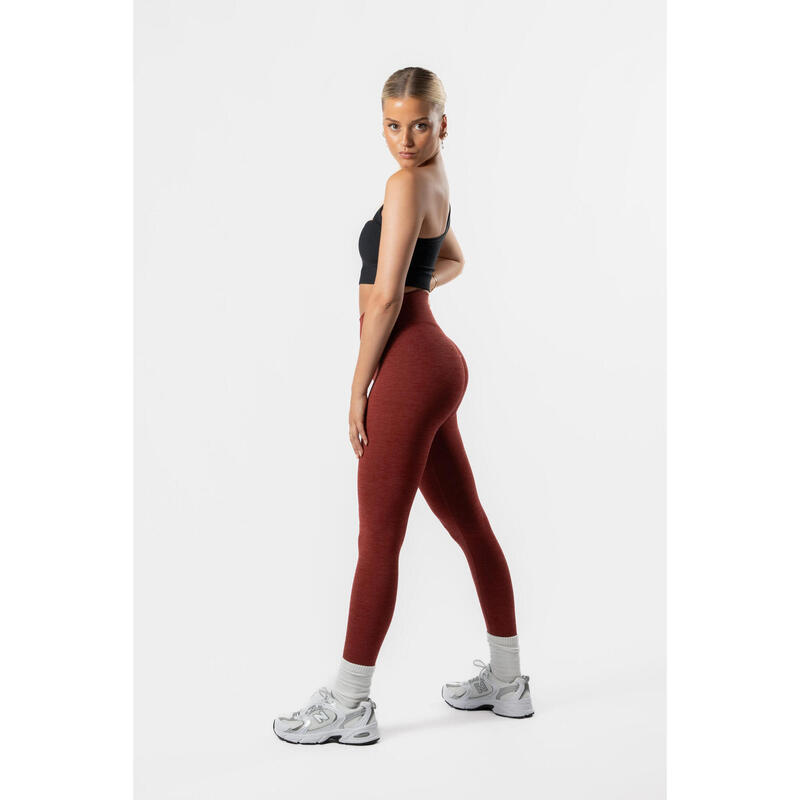 Reform Nahtlose Scrunch-Leggings - Zimt