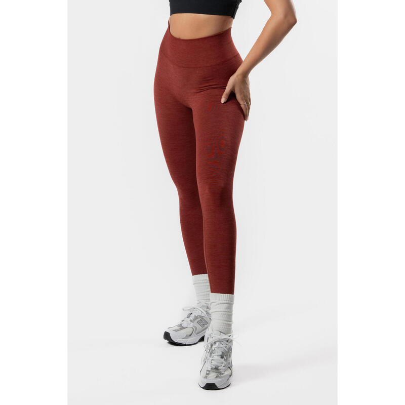 Reform Nahtlose Scrunch-Leggings - Zimt