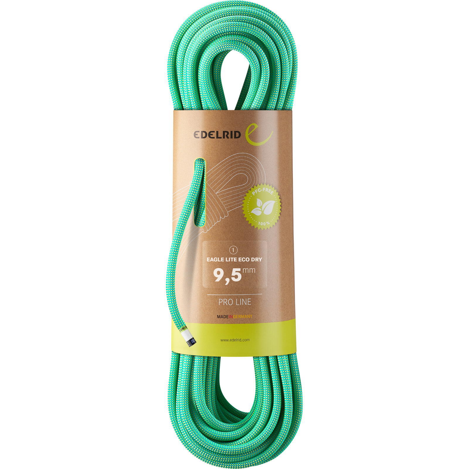 Einfachseil Eagle Lite Eco Dry 9,5 mm neon coral 2/2