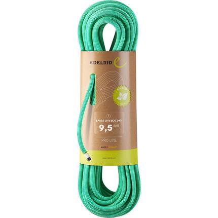 Cordes à grimper EDELRID Eagle Lite Eco Dry 9,5 mm vert vif