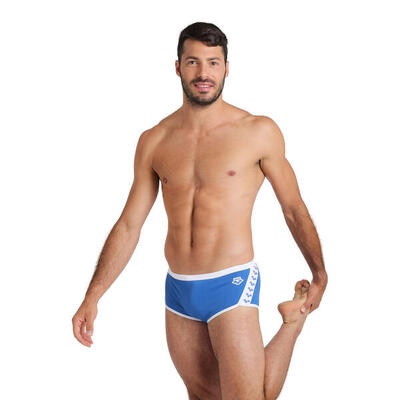 Arena heren zwembroek icons low waist solid blauw