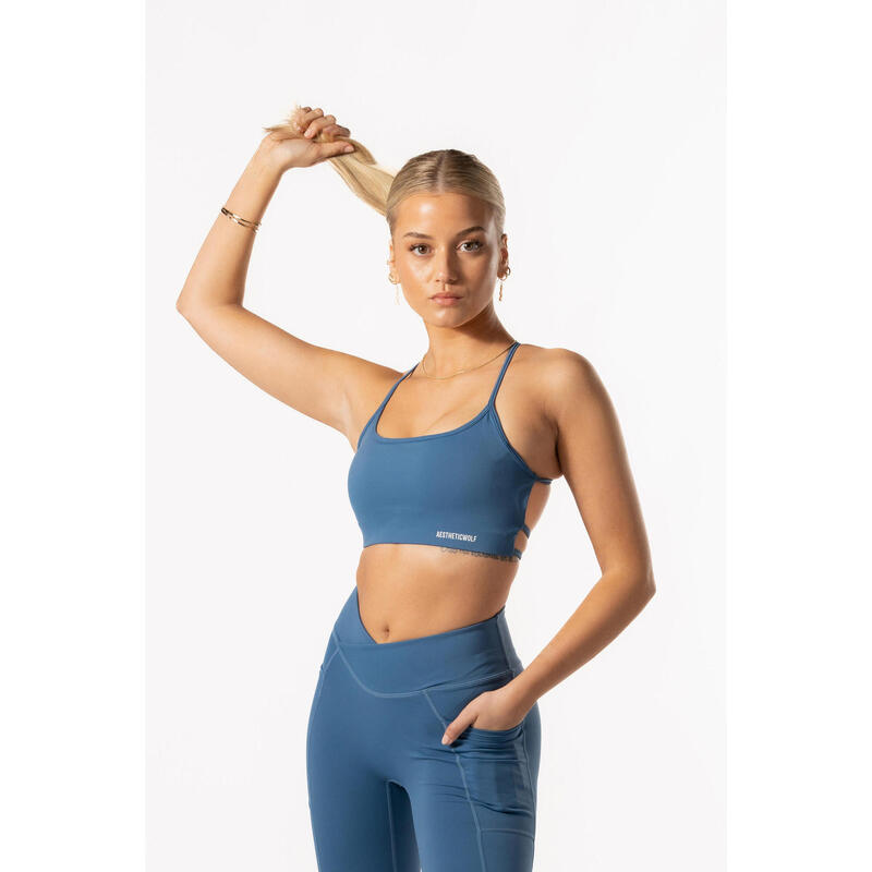 Luxe Series Soutien-gorge de sport - Fitness - Femmes - Bleu