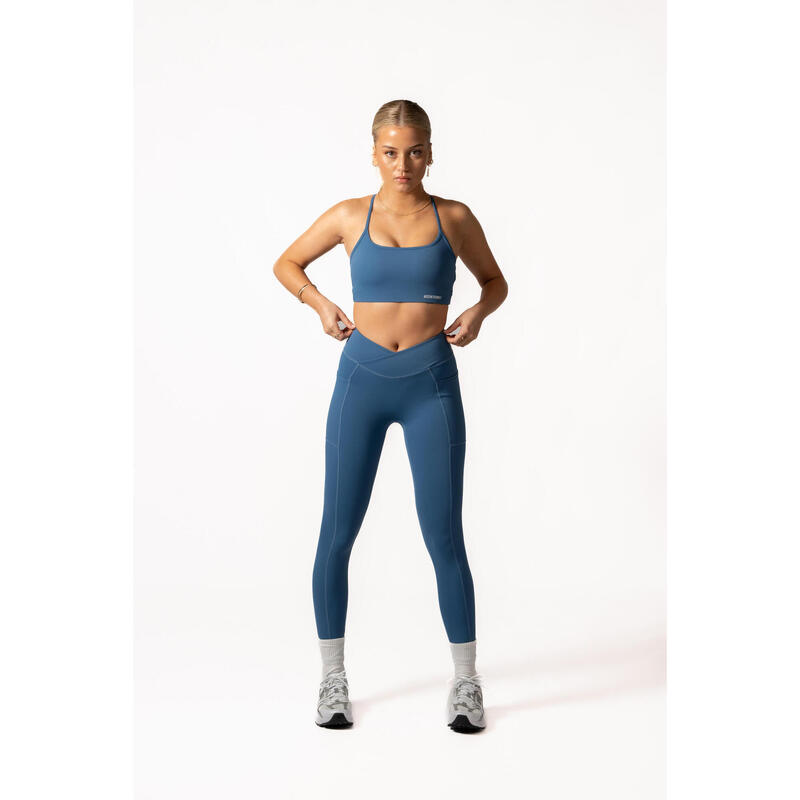 Luxe Series Sportbeha - Fitness - Dames - Blauw