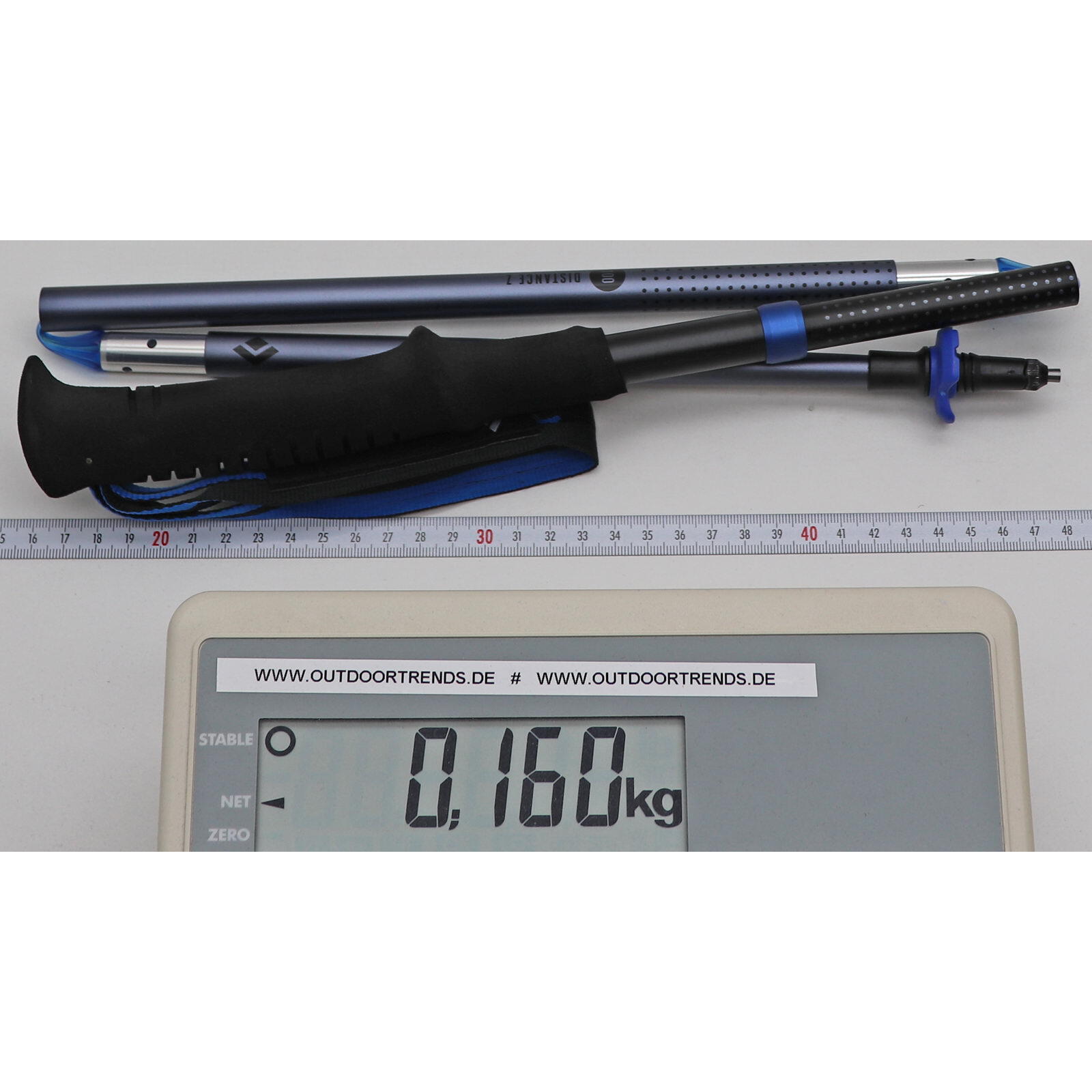 Bâtons trekking Black Diamond Distance Z 130 cm aluminium EVA EVA 4/6