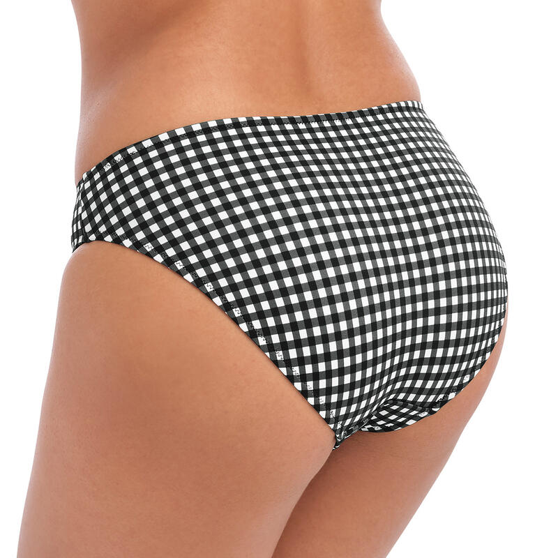 Controllo degli slip per costumi da bagno con stampa gingham