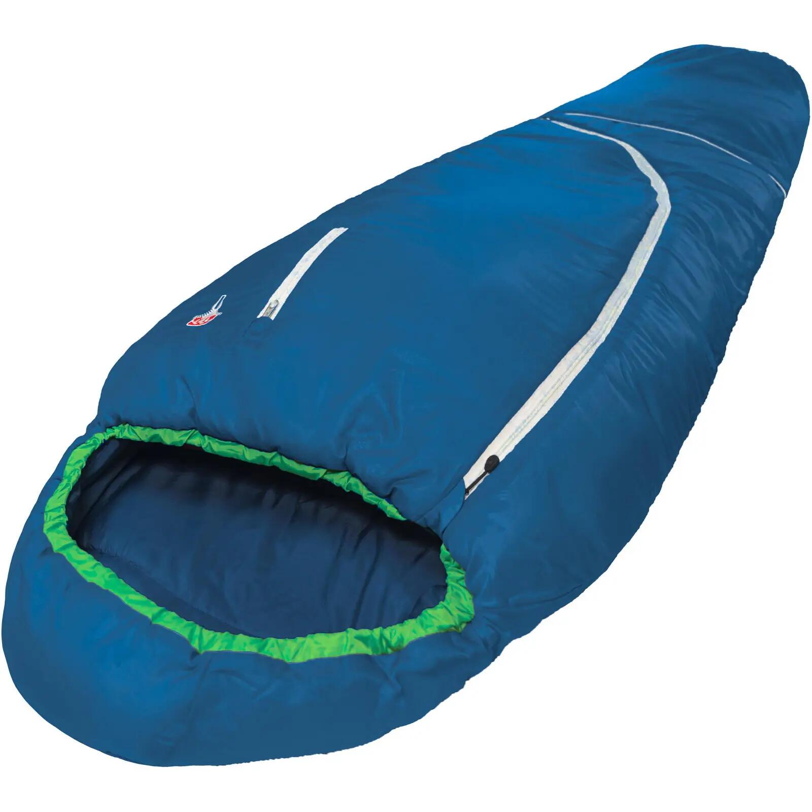 Wollschlafsack Wolle Kids World Traveller true blue 2/7