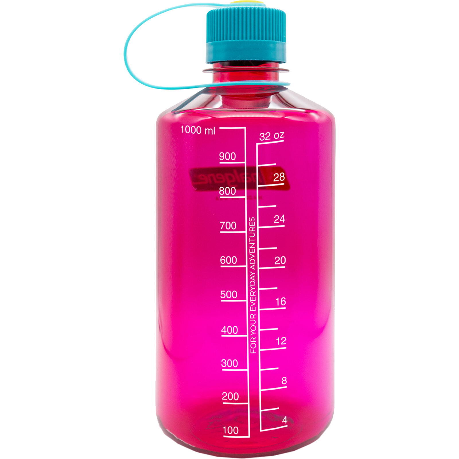 1L Narrow Mouth Sustain Water Bottle - Made From 50% Plastic Waste - Eggplant 2/2