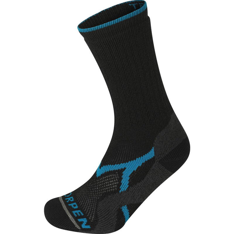 Wander-Socken T2 Herren Midweight Hiker Eco black-blue