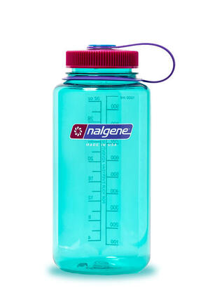 Nalgene Bouteille Sustain Tritan à Large Ouverture - 1L - Gris