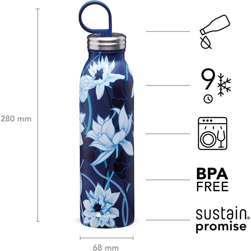 Thermo-Trinkflasche Chilled Thermavac Style 550 ml lotus navy