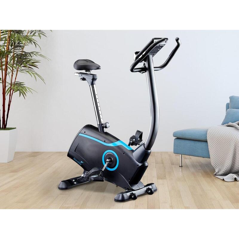 Vélo d'appartement connecté CardioBike Atlantis - 12 Programmes - inertie 10 kg