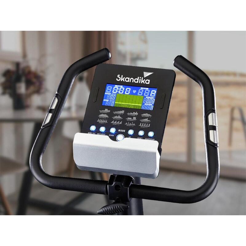 Vélo d'appartement connecté CardioBike Atlantis - 12 Programmes - inertie 10 kg