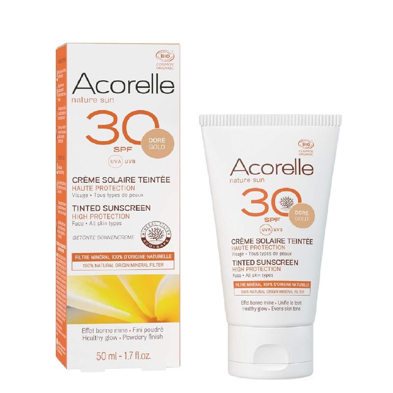 ACORELLE - PROTETOR SOLAR COM COR BIOLÓGICO SPF30 - DOR'E GOLD