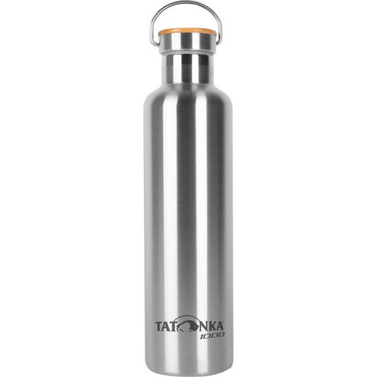 Thermos iccassable bouchon bamboo en acier inox Tatonka