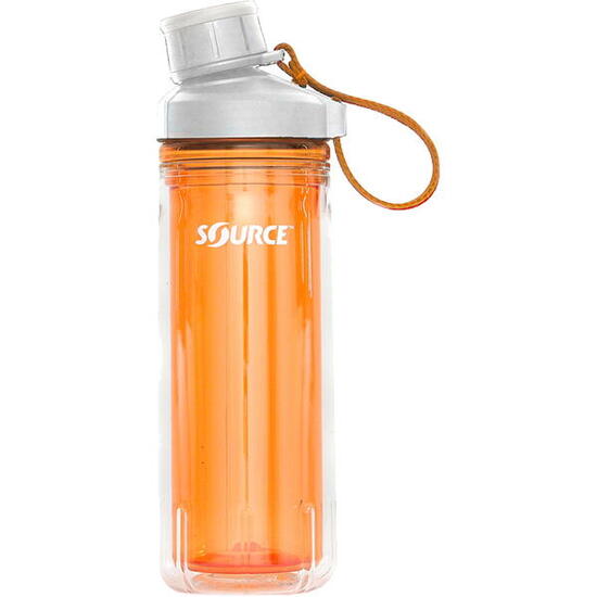 Trinkflasche ECO Tritan 600 ml ClickSeal amber orange