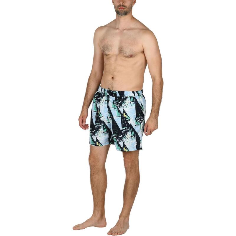 Vitus 4" Swim Short férfi beach short - multikolor